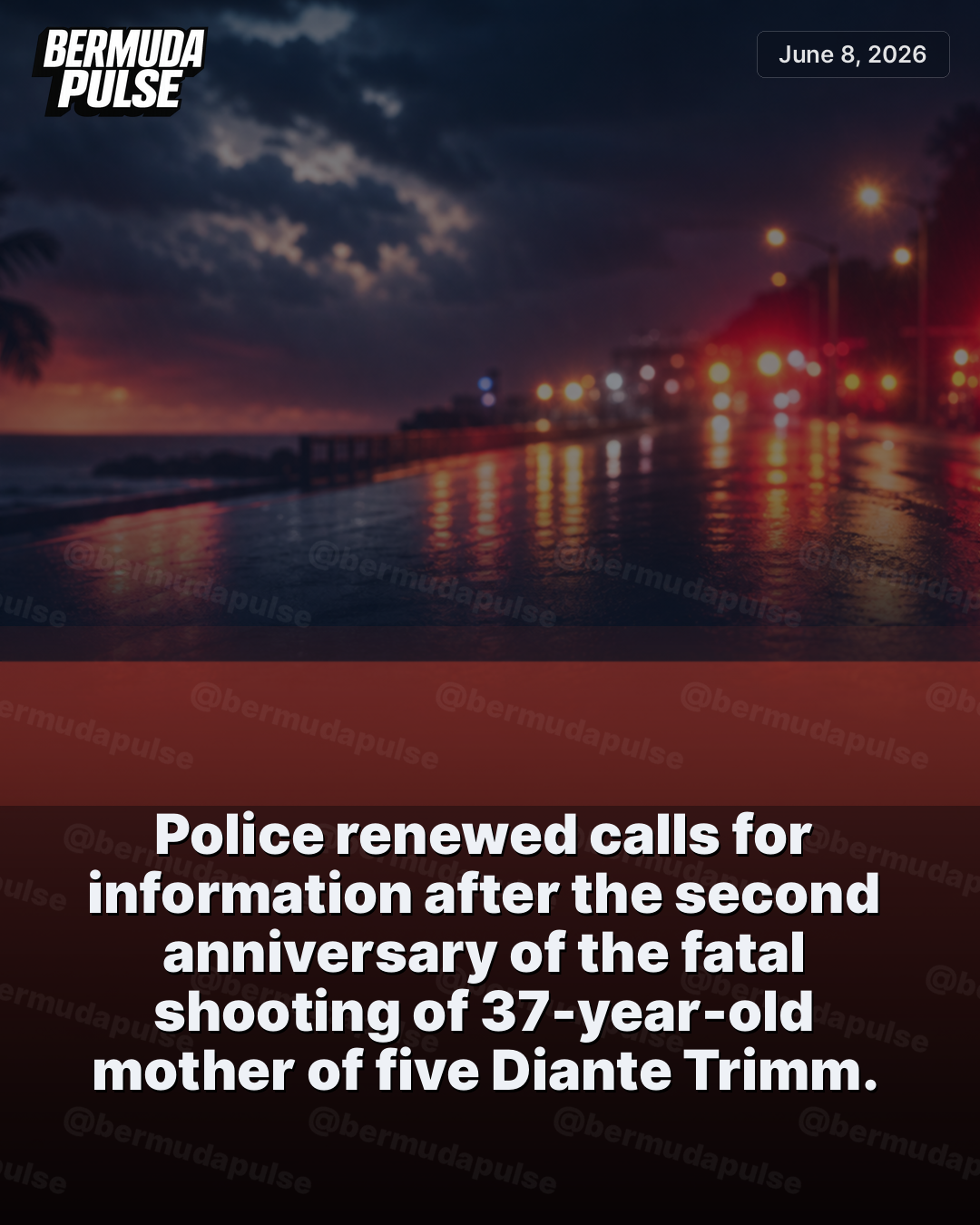 Police renewed calls for information after the second anniversary of the fatal shooting of 37-year-old mother of five Diante Trimm.
