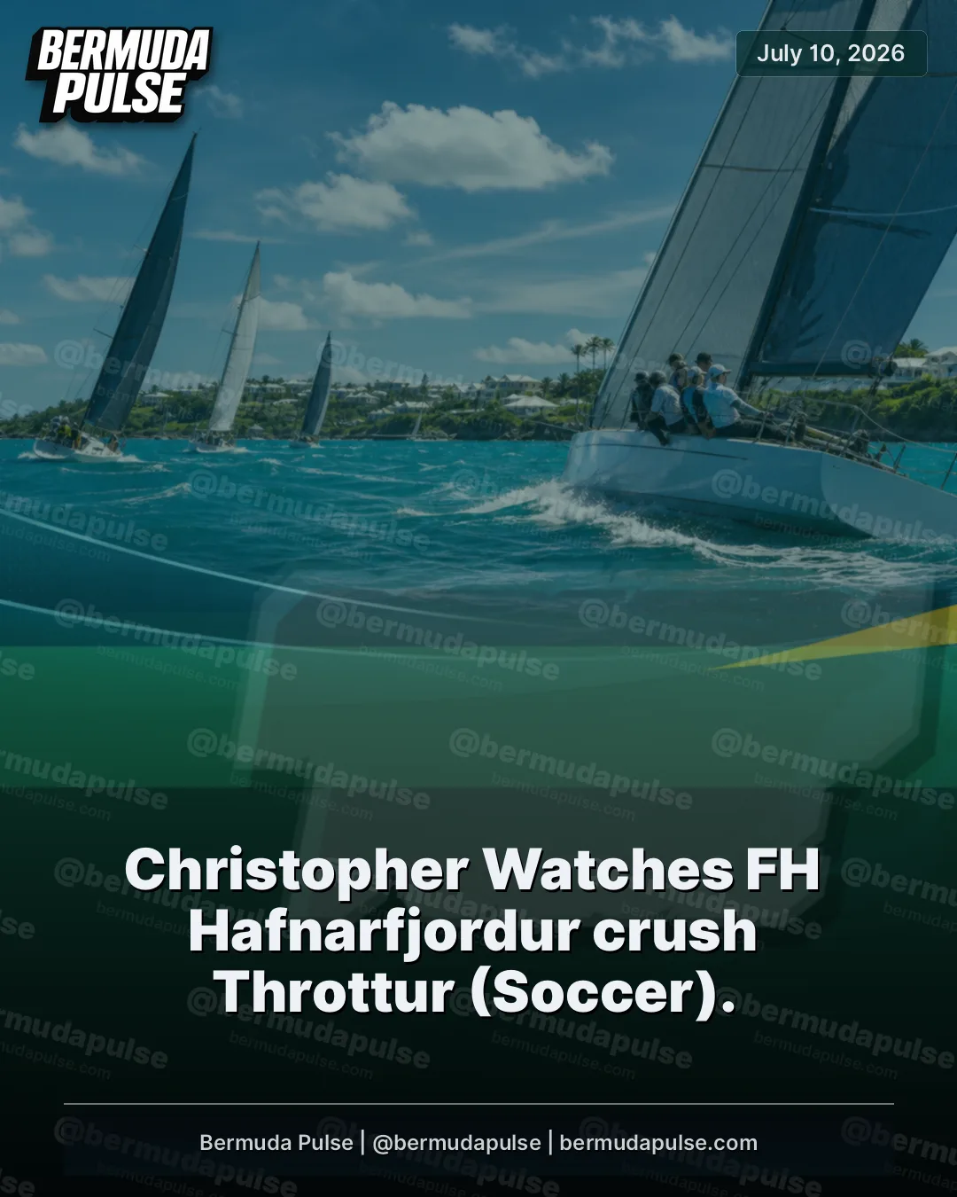 Christopher Watches FH Hafnarfjordur crush Throttur (Soccer). Bermuda international Nia Christopher watched from the touchline as her FH Hafnarfjordur teammates orchestrated a spectacular 7 - 3 comeback victory over Throttur in the Iceland Women's Premier Division.