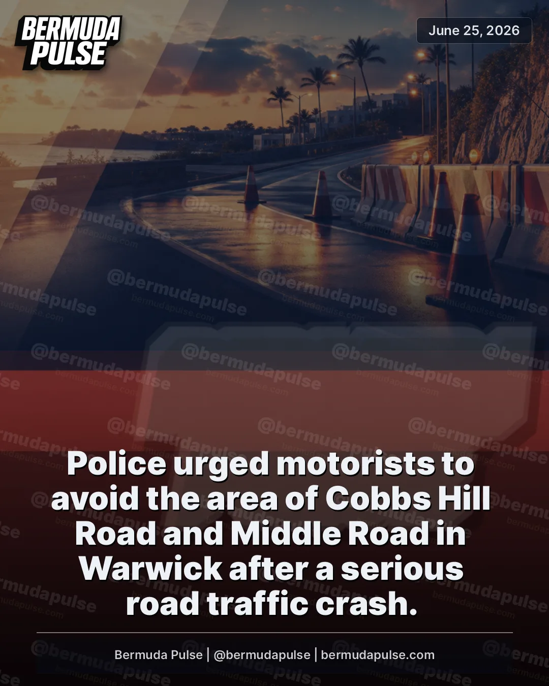 BREAKING: Police urged motorists to avoid the area of Cobbs Hill Road and Middle Road in Warwick after a serious road traffic crash.