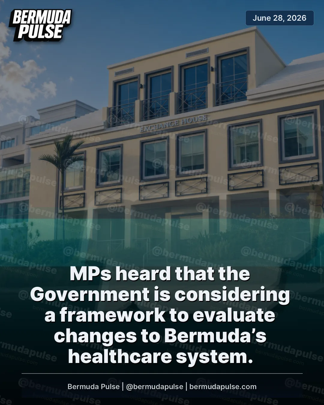 MPs heard that the Government is considering a framework to evaluate changes to Bermuda’s healthcare system. The discussion came after comments about rising insurance premiums.