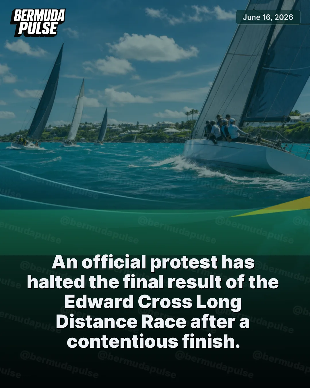 An official protest has halted the final result of the Edward Cross Long Distance Race after a contentious finish. Race officials said a formal objection was filed over an alleged rules infraction on the water, triggering a committee review.