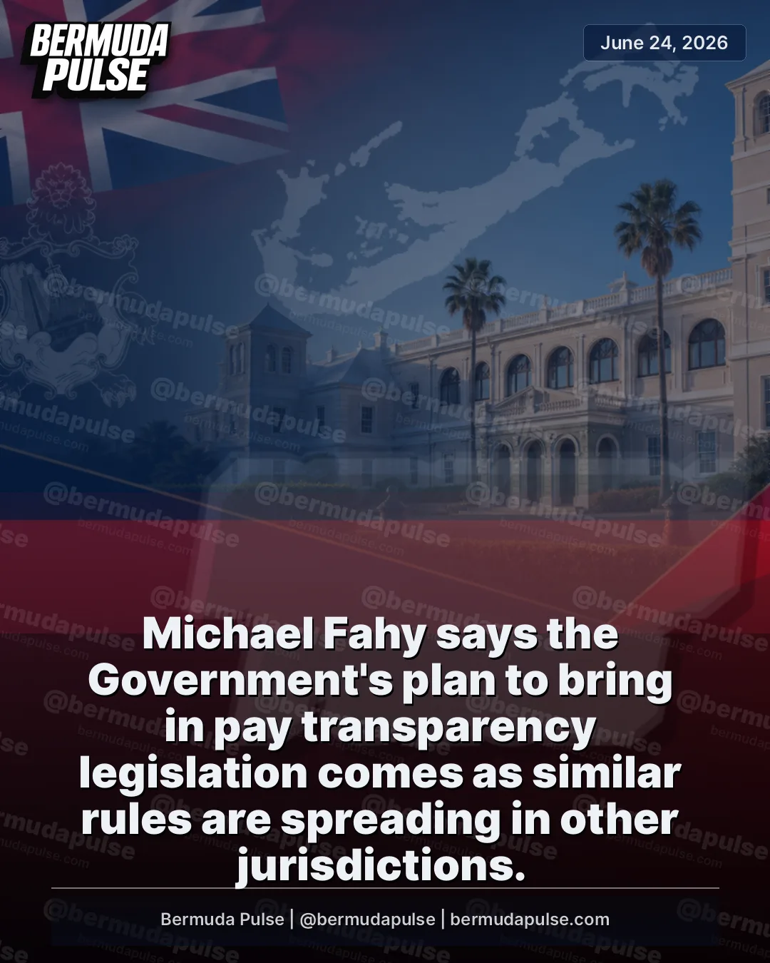 Michael Fahy says the Government's plan to bring in pay transparency legislation comes as similar rules are spreading in other jurisdictions. He argues that clearer salary ranges and open pay bands can expose unfairness, build trust and reduce unexplained pay gaps.