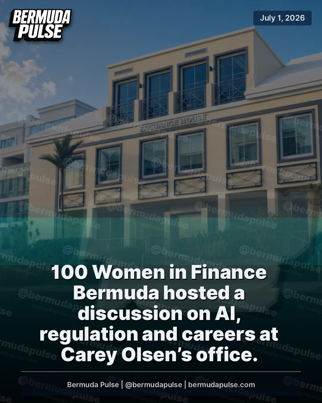 100 Women in Finance Bermuda hosted a discussion on AI, regulation and careers at Carey Olsen’s office. The event examined how artificial intelligence is reshaping financial services, decision-making and the future of work.