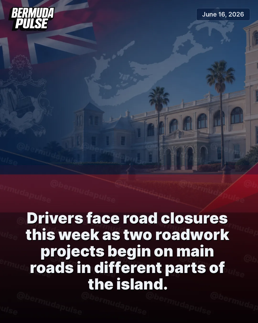 Drivers face road closures this week as two roadwork projects begin on main roads in different parts of the island. The Ministry of Public Works said lane closures will be in place while repairs and paving work are carried out.