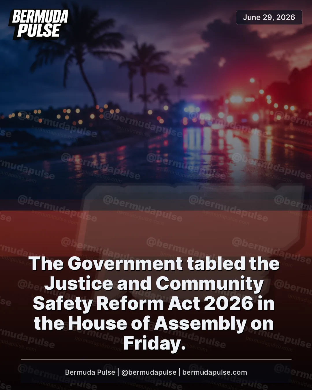 The Government tabled the Justice and Community Safety Reform Act 2026 in the House of Assembly on Friday.