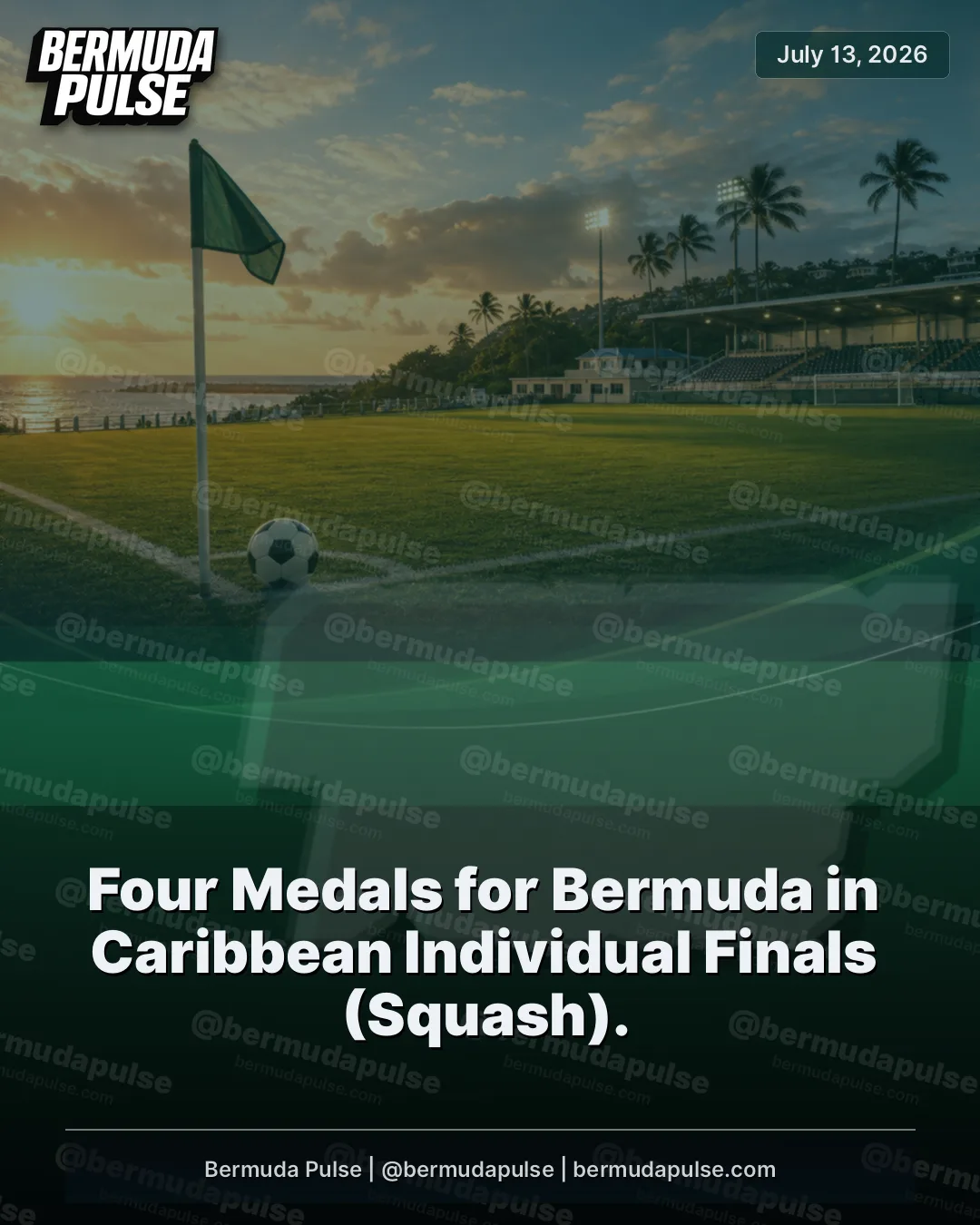 Four Medals for Bermuda in Caribbean Individual Finals (Squash).