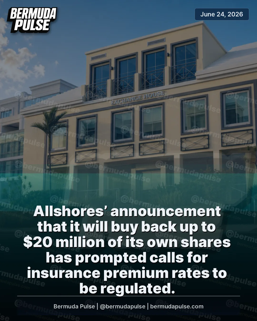 Allshores’ announcement that it will buy back up to $20 million of its own shares has prompted calls for insurance premium rates to be regulated. The company also booked a tax credit for a similar amount.