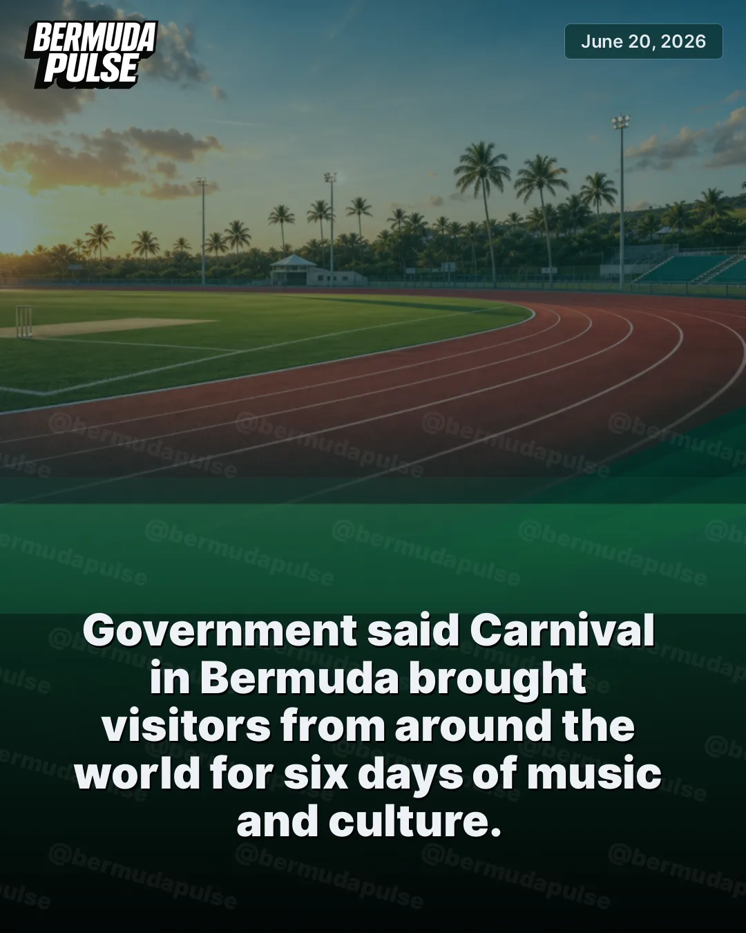 Government said Carnival in Bermuda brought visitors from around the world for six days of music and culture. It described the event as a boost to Bermuda's tourism product and a source of economic opportunity for local artists, vendors, entrepreneurs and hospitality workers.